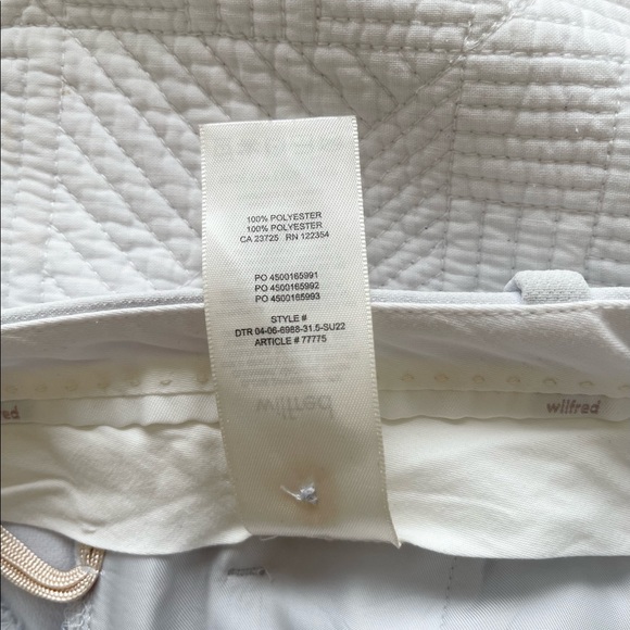 Aritzia Wilfred Effortless Pants 0 Frozen Grey - Picture 5 of 5